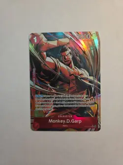 Monkey D. Garp Alt Art OP13-016 - One Piece English Card - Carrying on His Will - Image 1