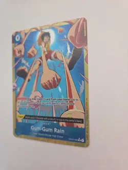 One Piece Card Game Gum-Gum Rain (Alternate Art) OP02-068 English Mint! - Image 3