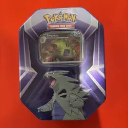 Pokemon TCG: trading Card Game Brand New Factory Sealed Tyranitar Tin - Image 1
