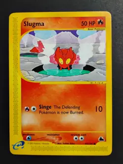 Slugma 99/144 Skyridge Non-Holo 2003 WOTC Vintage E-reader Pokemon Card NM - Image 1