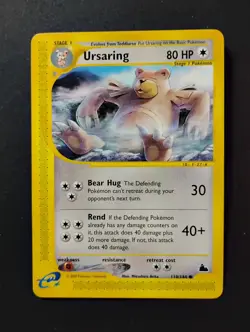 Ursaring 110/144 Skyridge Non-Holo 2003 WOTC Vintage E-Reader Pokemon Card NM - Image 1