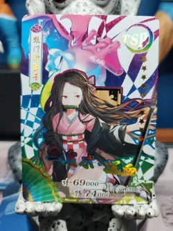 Nezuko Charizard Foil Pokemon Demon Slayer Ultra Rare Rainbow GM TSP 04 Card - Image 2