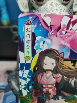 Nezuko Charizard Foil Pokemon Demon Slayer Ultra Rare Rainbow GM TSP 04 Card - Image 3