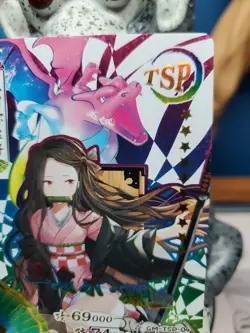 Nezuko Charizard Foil Pokemon Demon Slayer Ultra Rare Rainbow GM TSP 04 Card - Image 4