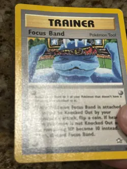 Focus Band 86/111 Rare Non-Holo Neo Genesis Set Pokemon Trainer Card HP - Image 3