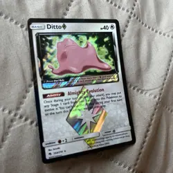 Pokemon Ditto Prism Star Holo Card 154/214 Sm-Lost Thunder - Image 2