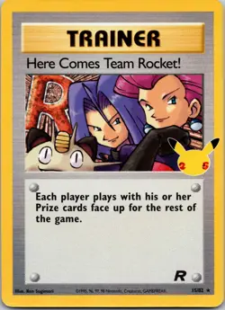 Here Comes Team Rocket! 15/82 Celebrations NM Pokemon Card TCG - Image 1