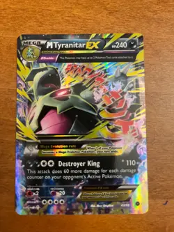 M Tyranitar EX 43/98 Pokemon Card XY - Ancient Origins 2015 NM - Image 1