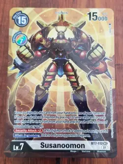 Susanoomon Digimon Alternate Art Secret Rare Card - BT7-112 SEC - Image 1