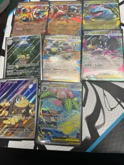 Mega Evolution Full Art/ Ex Lot 8 Pokemon Cards Nm Condition - Image 1