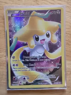 Pokemon TCG Jirachi XY112 Black Star Promo Full Art Holo Card - Image 1