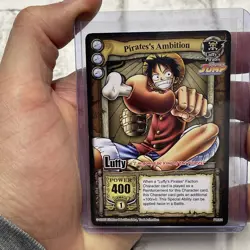 One Piece Shonen Jump Pirate's Ambition Luffy 2005 Trading Card LP Light Play - Image 1