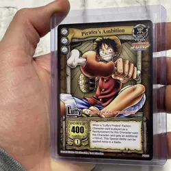 One Piece Shonen Jump Pirate's Ambition Luffy 2005 Trading Card LP Light Play - Image 2