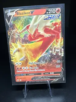 Blaziken V 020/198 Chilling Reign Holo Ultra Rare Pokemon Card TCG English NM - Image 1