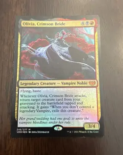 Olivia, Crimson Bride FOIL - Innistrad: Crimson Vow 245 - Near Mint EN - MTG - Image 1
