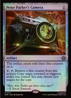 Magic The Gathering Marvel's Spider-Man | Peter Parker's Camera Foil | 171 | R - Image 1