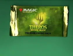 MTG THEROS BEYOND DEATH PREMIUM FOIL PROMO BOOSTER PACK x 1 SEALED NM - Image 1