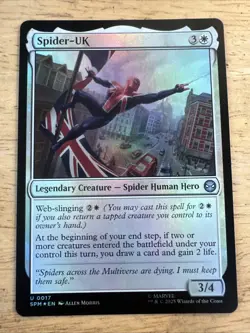 Spider-UK - FOIL - 0017 - Marvel's Spider-Man - MTG - NM - Image 1