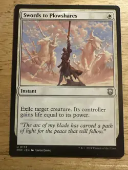 Swords to Plowshares 173 MTG Commander M3C Uncommon NP - Image 1