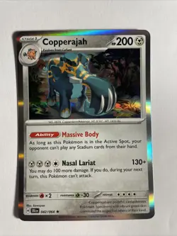 1x Shrouded Fable Pokemon Copperajah Holo Englisch NM/M Pokemon - Image 1