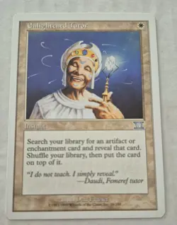 UNPLAYED ~ Enlightened Tutor ~ VI ~ Sixth Edition 19/350 Uncommon MtG Magic - Image 2