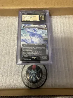 CGC Pristine 10 - Venat Heart Of Hydaelyn 0329 Borderless Rare Final Fantasy MTG - Image 1