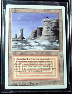 Plateau BGS 9.5 GEM MINT Quad - Revised 3rd Edition MTG - Rare - Low Pop! - Image 2