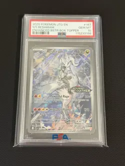 N's Reshiram (Journey Together Stamped) 167/159 - Sv09 Pokemon Enhanced PSA 10 - Image 1