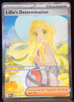 Lillie's Determination 184/132 Mega Evolution NM Pokemon Nintendo 2025 - Image 1