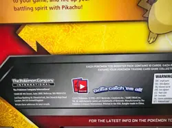 Pokemon TCG Pikachu Sidekick Collection Box - 3 Booster Packs/Keychain SEALED! - Image 3