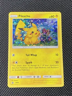 Pikachu (SM86) - General Mills Sun & Moon Promo - Sequin Holo - Pokemon TCG - Image 1
