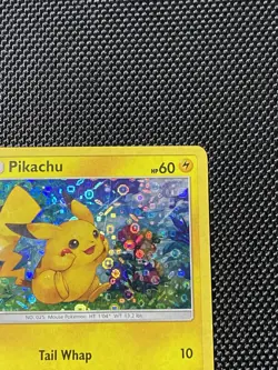 Pikachu (SM86) - General Mills Sun & Moon Promo - Sequin Holo - Pokemon TCG - Image 3