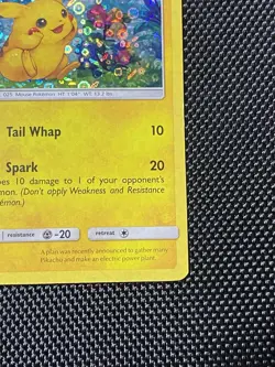 Pikachu (SM86) - General Mills Sun & Moon Promo - Sequin Holo - Pokemon TCG - Image 4