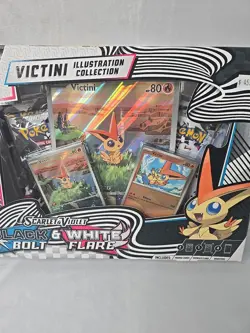 Pokemon Black Bolt & White Flare Unova Victini Illustration Collection Box - Image 3
