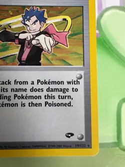 2000 Pokemon TCG Koga Gym Challenge Holo Rare 19/132 Unlimited Lightly Played - Image 4
