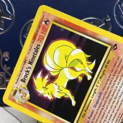 Pokemon 2000 Brock's Ninetales 3/132 Gym Challenge Holo - LP - Image 3