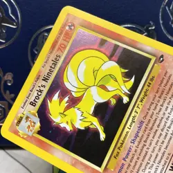 Pokemon 2000 Brock's Ninetales 3/132 Gym Challenge Holo - LP - Image 4