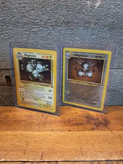Magneton 10/64 Neo Revelation Holo Rare Unlimited Pokemon + Fossil Magneton Holo - Image 1