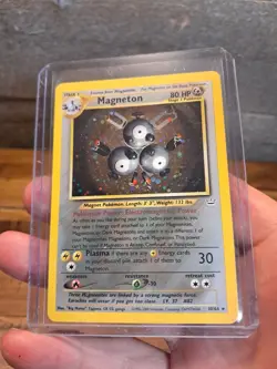 Magneton 10/64 Neo Revelation Holo Rare Unlimited Pokemon + Fossil Magneton Holo - Image 2