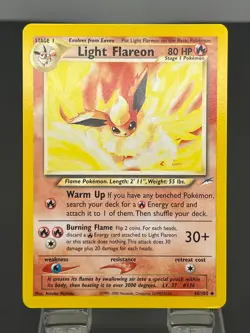 LP - Light Flareon 46/105 - Pokemon TCG Neo Destiny - Vintage 2000 Uncommon - Image 1