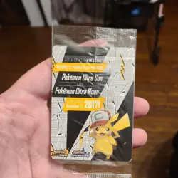 VIDEO** Ash's Pikachu SM108 Promo Sealed Pokemon TCG I Choose You! NM/M!! - Image 3