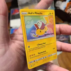 VIDEO** Ash's Pikachu SM108 Promo Sealed Pokemon TCG I Choose You! NM/M!! - Image 4