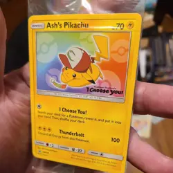 VIDEO** Ash's Pikachu SM108 Promo Sealed Pokemon TCG I Choose You! NM/M!! - Image 5