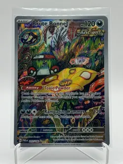 Pokemon Brute Bonnet - 207/182 Illustration Rare SV04: Paradox Rift - Image 1