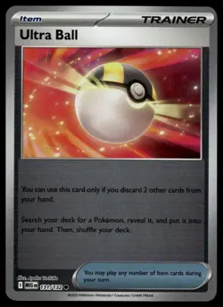Pokemon Mega Evolution #131/132 Ultra Ball Reverse Holo - Image 1