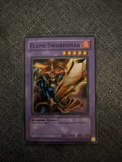 Flame Swordsman LOB-003 The Legend of Blue Eyes White Dragon 1st Edition - Image 3