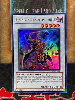 Yugioh Legendary Six Samurai - Shi En STOR-EN041 Ultra Rare NM - Image 1