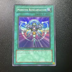 Yu-Gi-Oh Monster Reincarnation RDS-EN045 1st Edition 1996 Kazuki Takahashi - Image 1