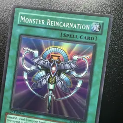 Yu-Gi-Oh Monster Reincarnation RDS-EN045 1st Edition 1996 Kazuki Takahashi - Image 2