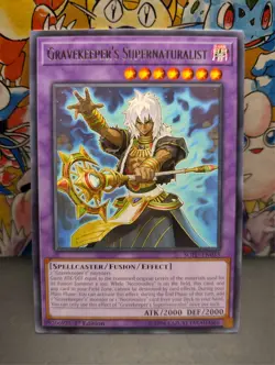 🔥 Gravekeeper's Supernaturalist - SOFU-EN035 - Rare - 1st Ed YuGiOh ( Mint ) 🔥 - Image 1